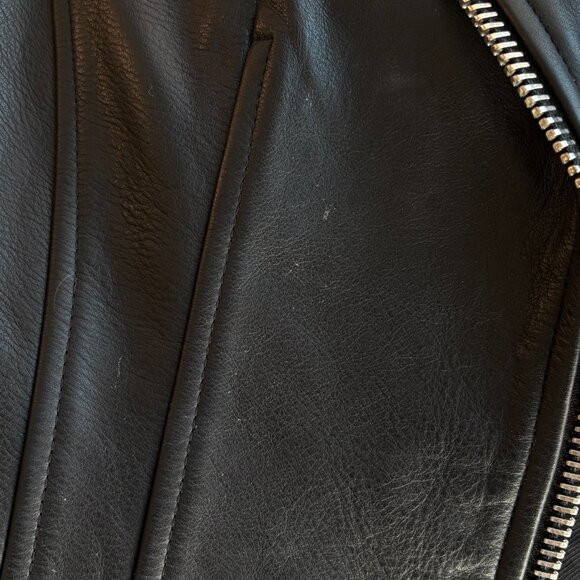 Alexander Wang black leather jacket - Picture 5 of 7